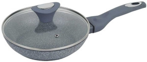 Patelnia Granitowa 22cm Klausberg Kb-7315 Pokrywa
