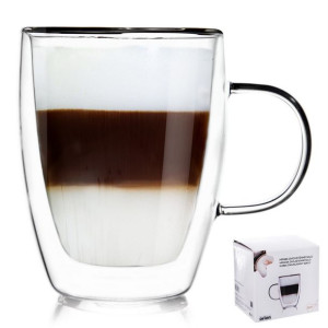 Szklanka Termiczna 300ml Z Podwójną Scianką Do Latte