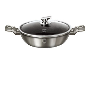 Garnek Granitowy 28cm Berlinger Haus Carbon Metallic Bh-1241