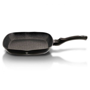 Patelnia Granitowa Grillowa 28 Cm Berlinger Haus Bh-1846 Black Silver
