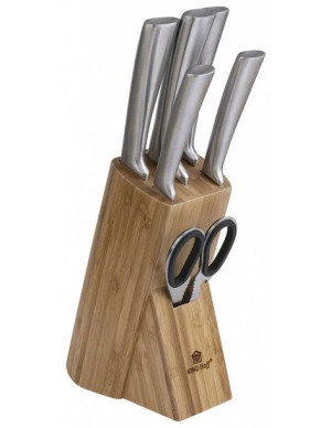 Zestaw Noży Kuchennych W Bloku Kinghoff Kh-1555