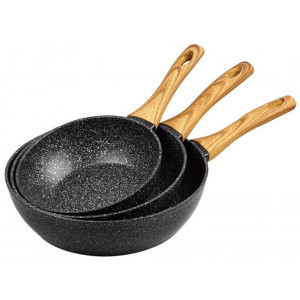 Zestaw Głębokich Patelni Marmurkowych Klausberg Kb-7508