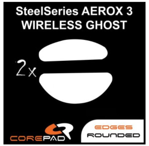2 x CorePad Ślizgacze do SteelSeries Aerox 3 Wireless