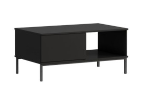 Stolik Kawowy Czarny Mat Querty 100cm