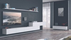 Zestaw Mebli Meblościanka Biała Mat 300cm