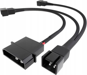 Adapter Rozdzielacz Molex - 3x 3-PIN Wentylatorów