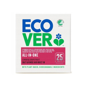 Ecover Tabletki do zmywarki - All In One Dishwasher, 25 szt.