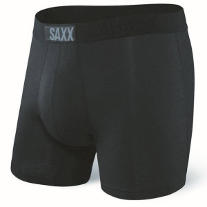 Bokserki męskie szybkoschnące SAXX VIBE Boxer Brief - Czarne L