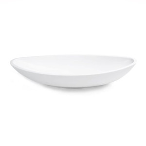 Biała umywalka nablatowa Solid Surface Lapis 70 corian krion staron