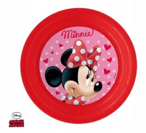 Myszka Minnie Talerz z grafiką Efekt 3D 20 cm.