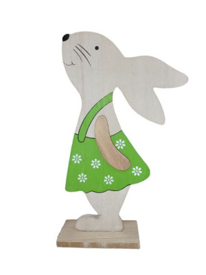 ZAJĄCZEK Figurka Wielkanocna 25 cm Dekoracja Drewniana