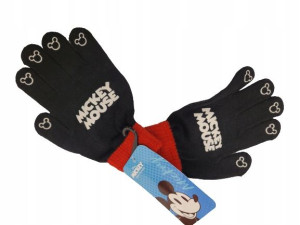 Myszka Mickey Rękawiczki Zimowe pięciopalczaste