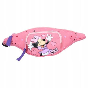 MYSZKA Minnie RÓŻOWA NERKA Saczetka TOREBKA