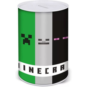 SKARBONKA Metalowa Puszka Duża XL MINECRAFT
