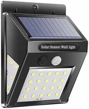 Lampa Solarna 20 Led Z Czujnikiem Ruchu I Zmierzchu