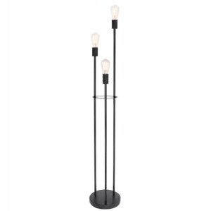 Globo Lampa stojąca 54008-3S BLACKY Dymny