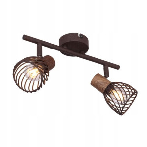 GLOBO Kinkiet Plafon 54817-2 ISABELLE rdza Loft