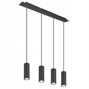 Czarny Żyrandol 57910-4HB ROBBY GU10 LED GLOBO