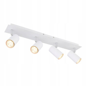 Biały Plafon Spot 57910-4W ROBBY GU10 LED GLOBO
