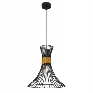 Globo Czarno-złoty Żyrandol Lampa 54814H1 PURRA