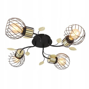Biały Kinkiet Plafon 54113-4D LALLY GLOBO