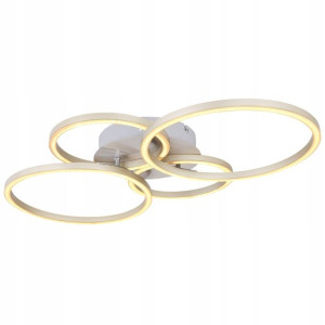 Globo Nowoczesny Plafon LED 67233-40N Kendy Satyna