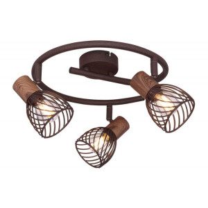 GLOBO Plafon 54817-3 ISABELLE rdza Loft