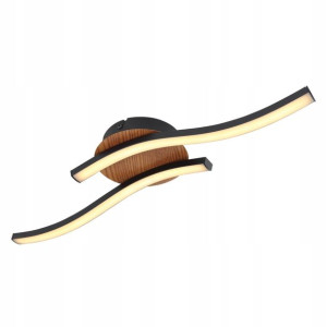 Globo Plafon LED 67171-12 EVITA Imitacja Drewna