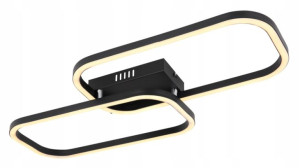 Globo plafon LED Silla 16W 1760lm 3000K czarny