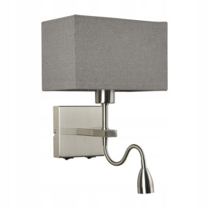 ITALUX Kinkiet Norte WL-1122-2-BL-SN-RC-GR flex Wł
