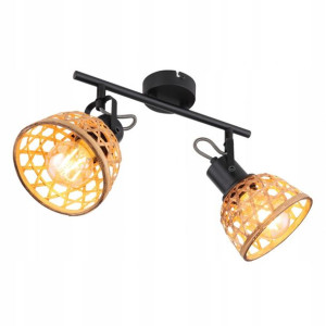 Kinkiet spot 54053-2 WENNA GLOBO Bambus Naturalny