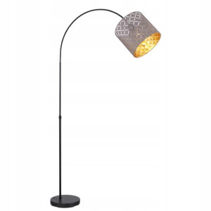 Lampa podłogowa 15584S CINDY E27 GLOBO szaro-złota