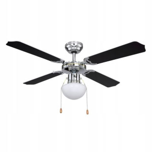 Lampa Wentylator 0309CSW Wiatrak CHAMPION GLOBO