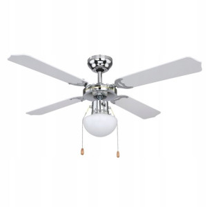 Lampa Wentylator 0309CSW Wiatrak CHAMPION GLOBO