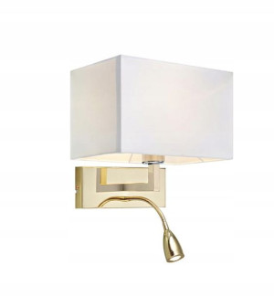 Markslojd Kinkiet SAVOY E27+LED 106308 złoty