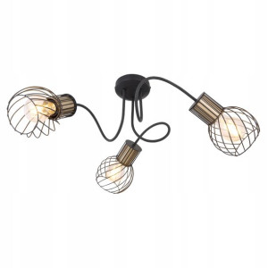 Nowoczesny Biały Plafon 54013-3 LUISE GLOBO