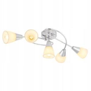 Nowoczesny Plafon Tadeus Chrom 54919-5D GLOBO