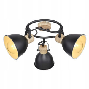 Plafon 54018-3S WIHO imitacja drewna GLOBO