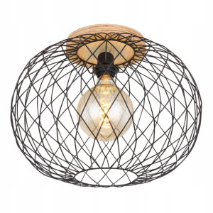 Plafon 54039D LACKY GLOBO industrialny drewno