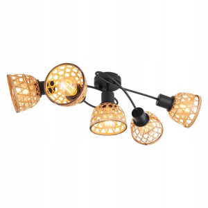 Plafon 54053-5d Wenna Globo Bambusowe Klosze