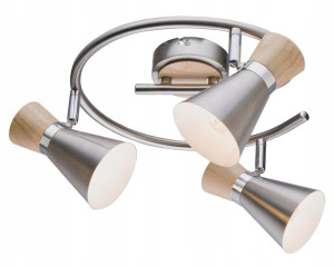Plafon Aeron nikiel E14 54807-3 GLOBO