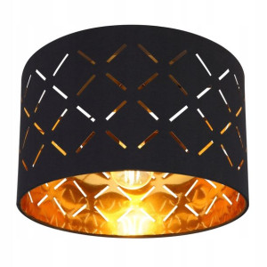 Plafon LED GLOBO 15229D12 CLARKE złoty czarny