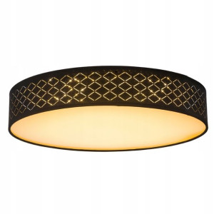 Plafon LED GLOBO 15229D4 CLARKE złoty czarny