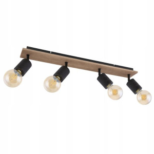 Plafon spot drewno metal 54033-4 JOSELLA GLOBO