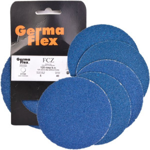Germa Flex Krążek Ścierny Na Rzep 125mm Gr. 40 Fcz00020 5szt/opak