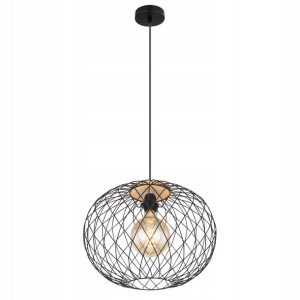 Żyrandol 54039H LACKY GLOBO industrialny drewno