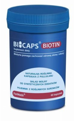 FMS BICAPS BIOTIN 60 kapsułek Biotyna Inulina Skóra Włosy