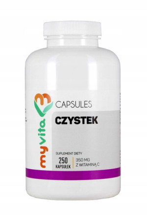 Czystek Kapsułki 350mg 250szt Ziele Czystka +wit C