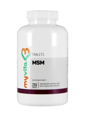 MSM 500mg 250tab METYLSULFONYLOMETAN Kolagen Siark