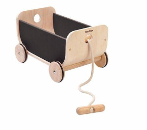 Wózek wagon czarny , Plan Toys 8619